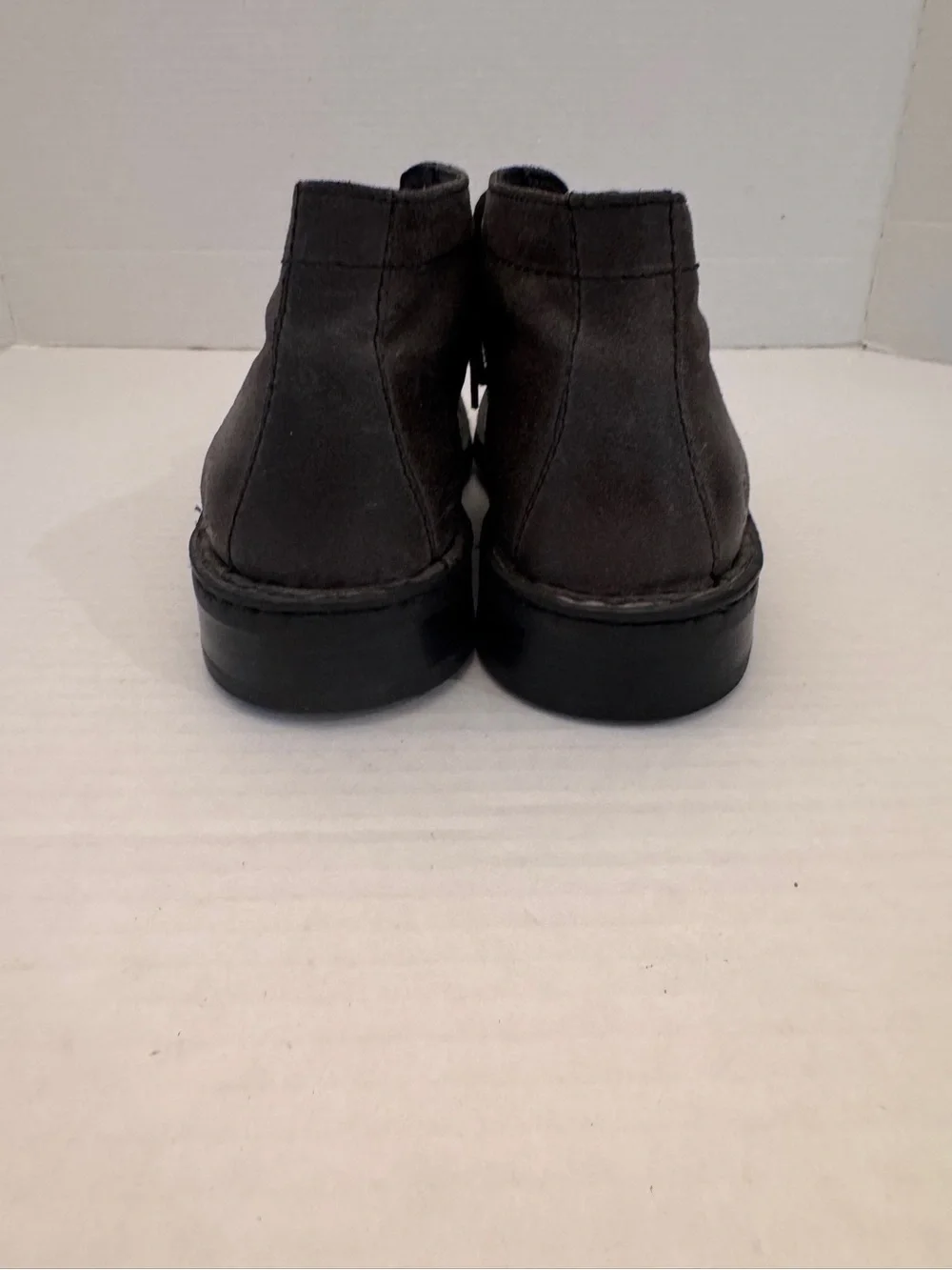 Born Harrison Chukka Shoes Heritage Mens 8.5 M Gray Leather Lace Up Rock Office